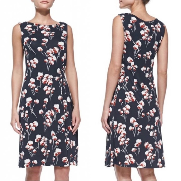 Tory Burch Dresses & Skirts - Tory Burch Blue Liana Floral Dress Size S/P